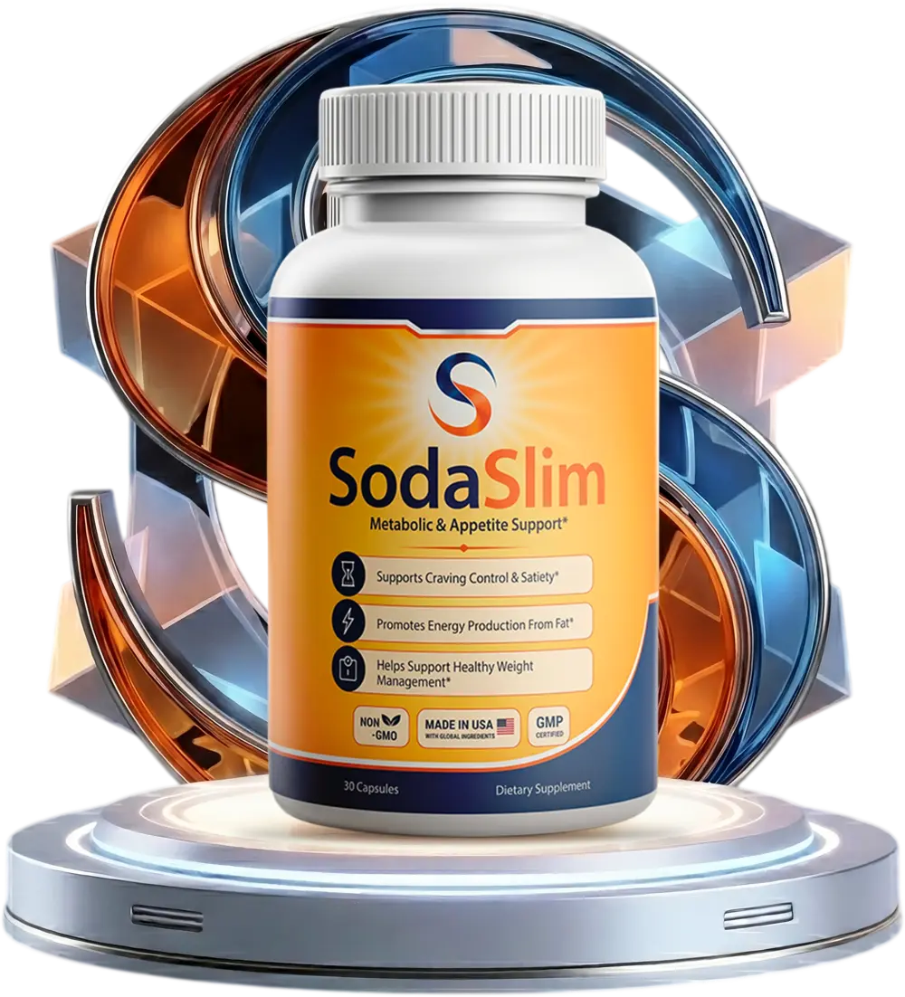 SodaSlim metabolism and energy support supplement bottle